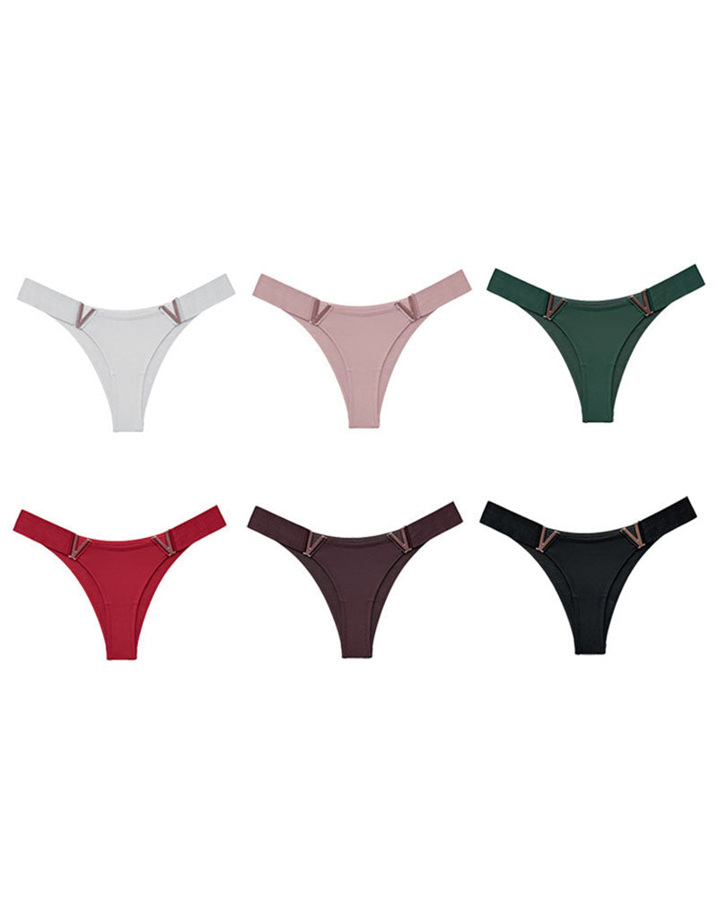 V-Hardware Thong - Sexy Metal Accent Minimal Coverage Panties