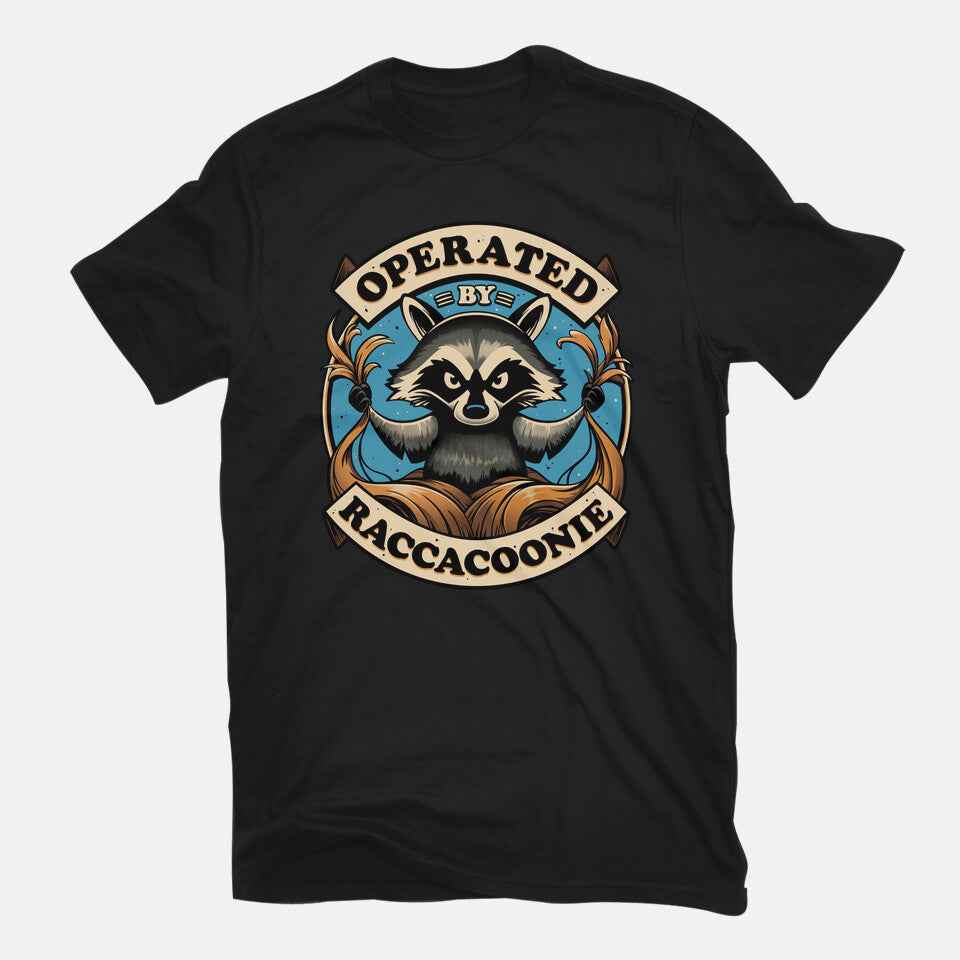 Raccoon Supremacy – Sci-Fi Graphic T-Shirt