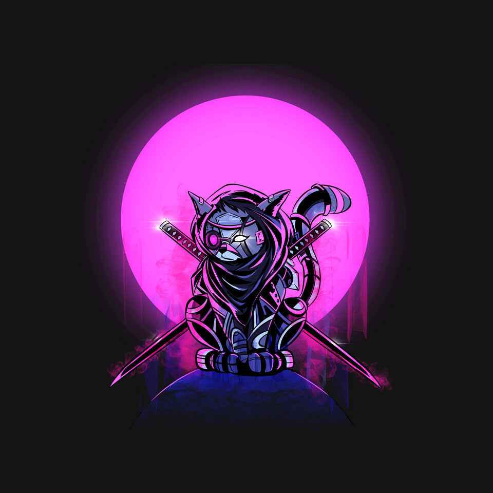 Cybercat – Cat Graphic T-Shirt
