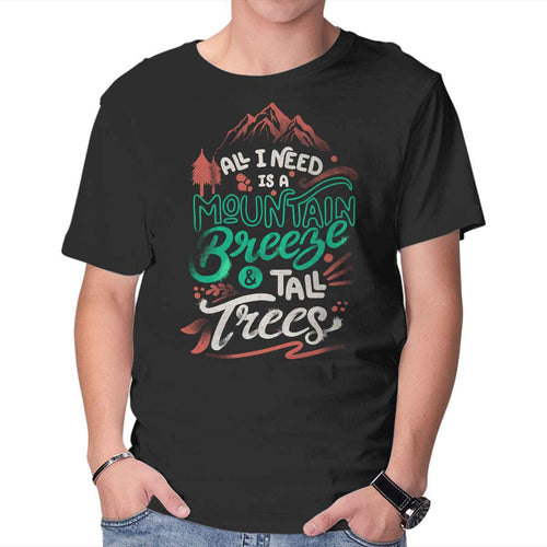 Mountain Breeze And Tall Trees Graphic T-Shirt