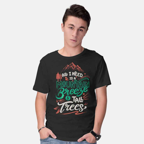 Mountain Breeze And Tall Trees Graphic T-Shirt