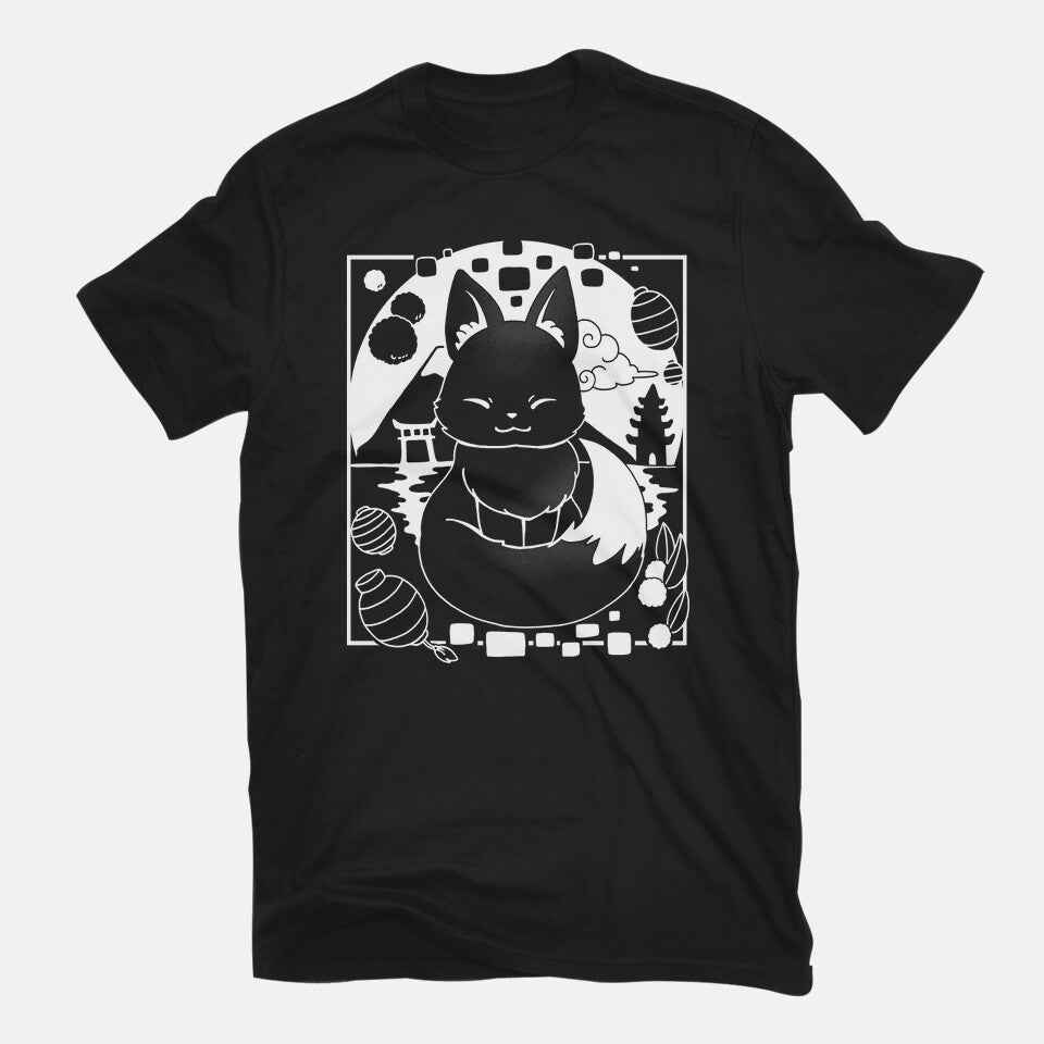 Fox Lantern – Animal Graphic T-Shirt