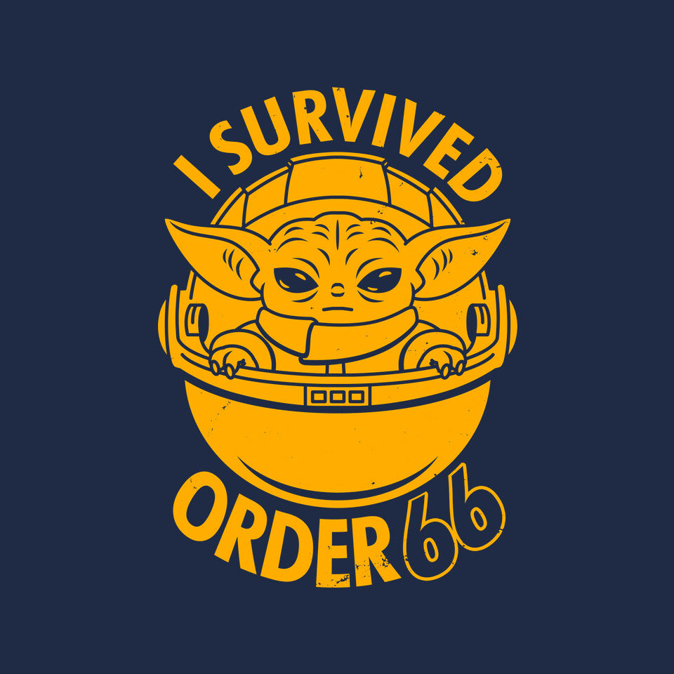 Survivor – Sci-Fi Graphic T-Shirt design artwork for navy graphic T-shirt