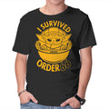 Survivor – Sci-Fi Graphic T-Shirt in black, product display