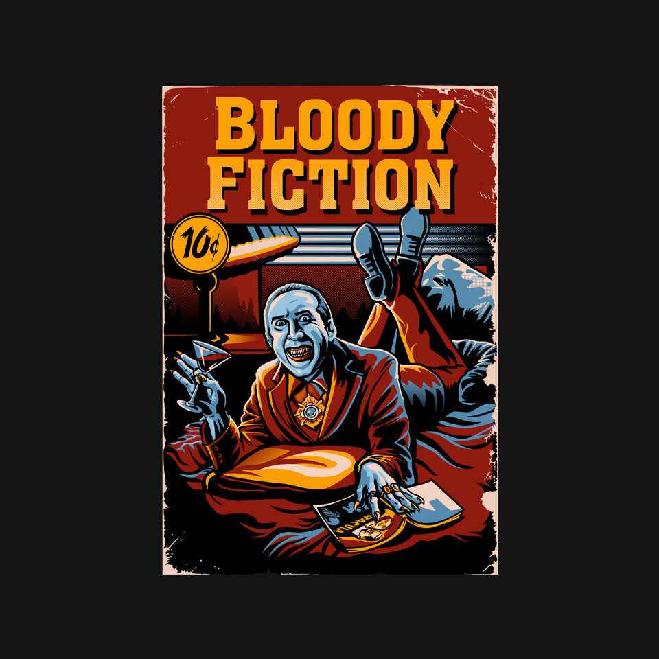 Bloody Fiction – Horror Graphic T-Shirt