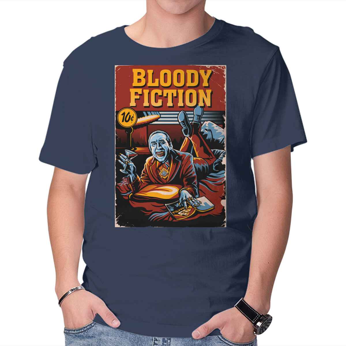 Bloody Fiction – Horror Graphic T-Shirt
