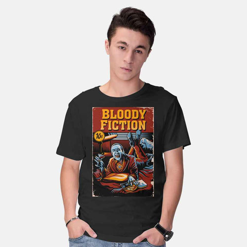 Bloody Fiction – Horror Graphic T-Shirt