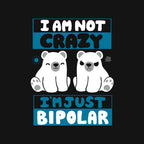 Bipolar – Animal Graphic T-Shirt design artwork for black graphic T-shirt