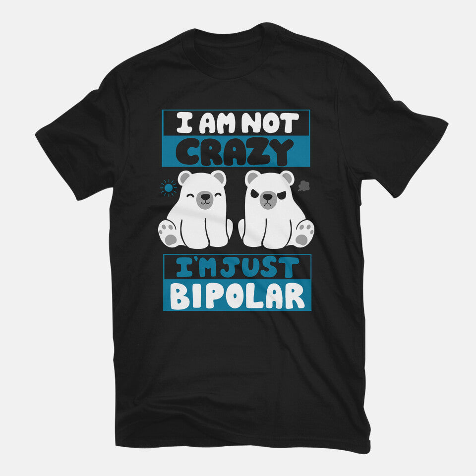 Bipolar – Animal Graphic T-Shirt in black, flat-lay product view