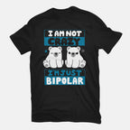 Bipolar – Animal Graphic T-Shirt in black, flat-lay product view