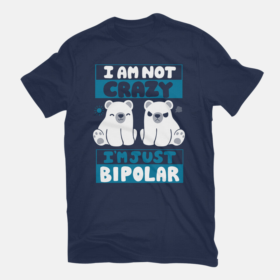 Bipolar – Animal Graphic T-Shirt in navy, flat-lay product view