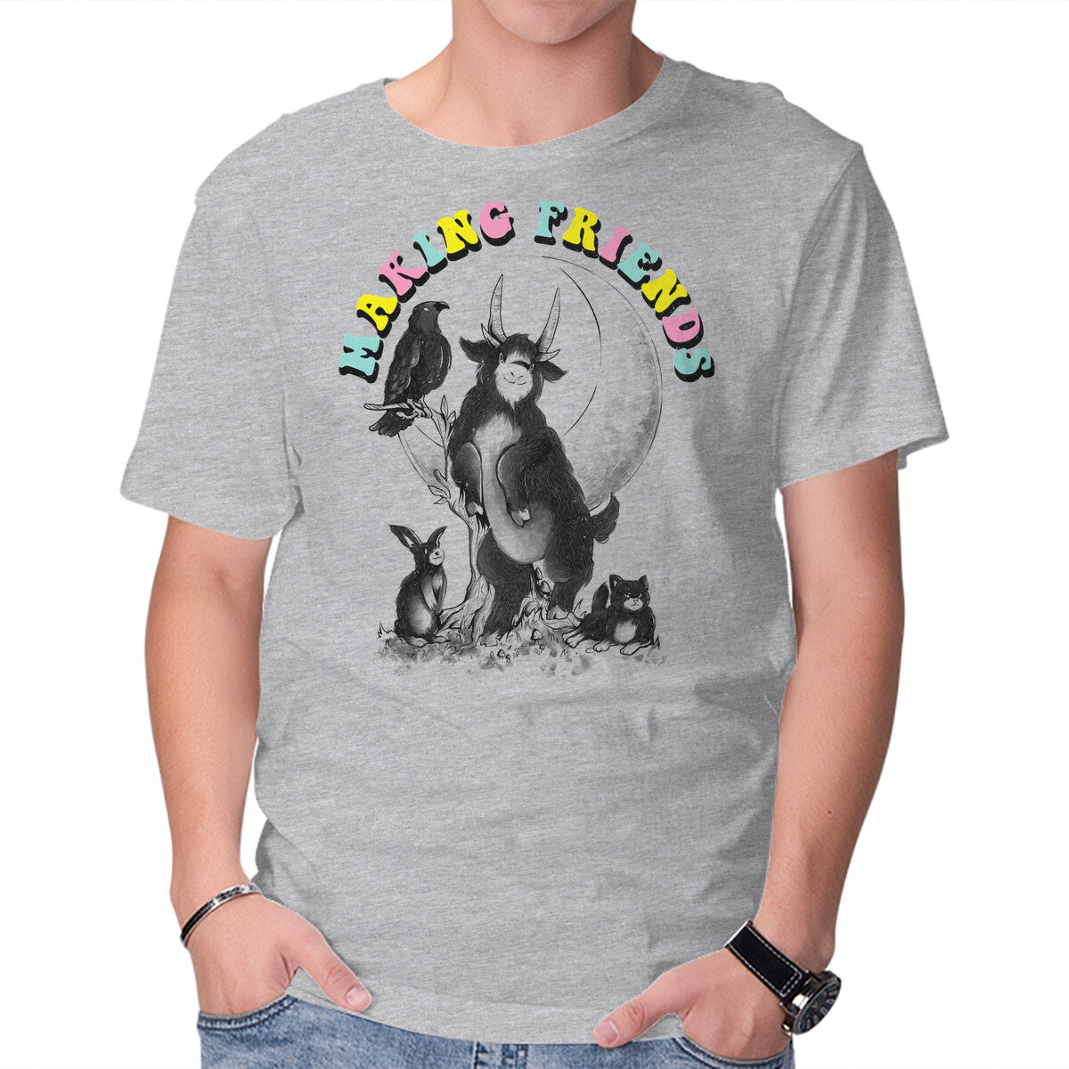 Dark Friends – Horror Graphic T-Shirt