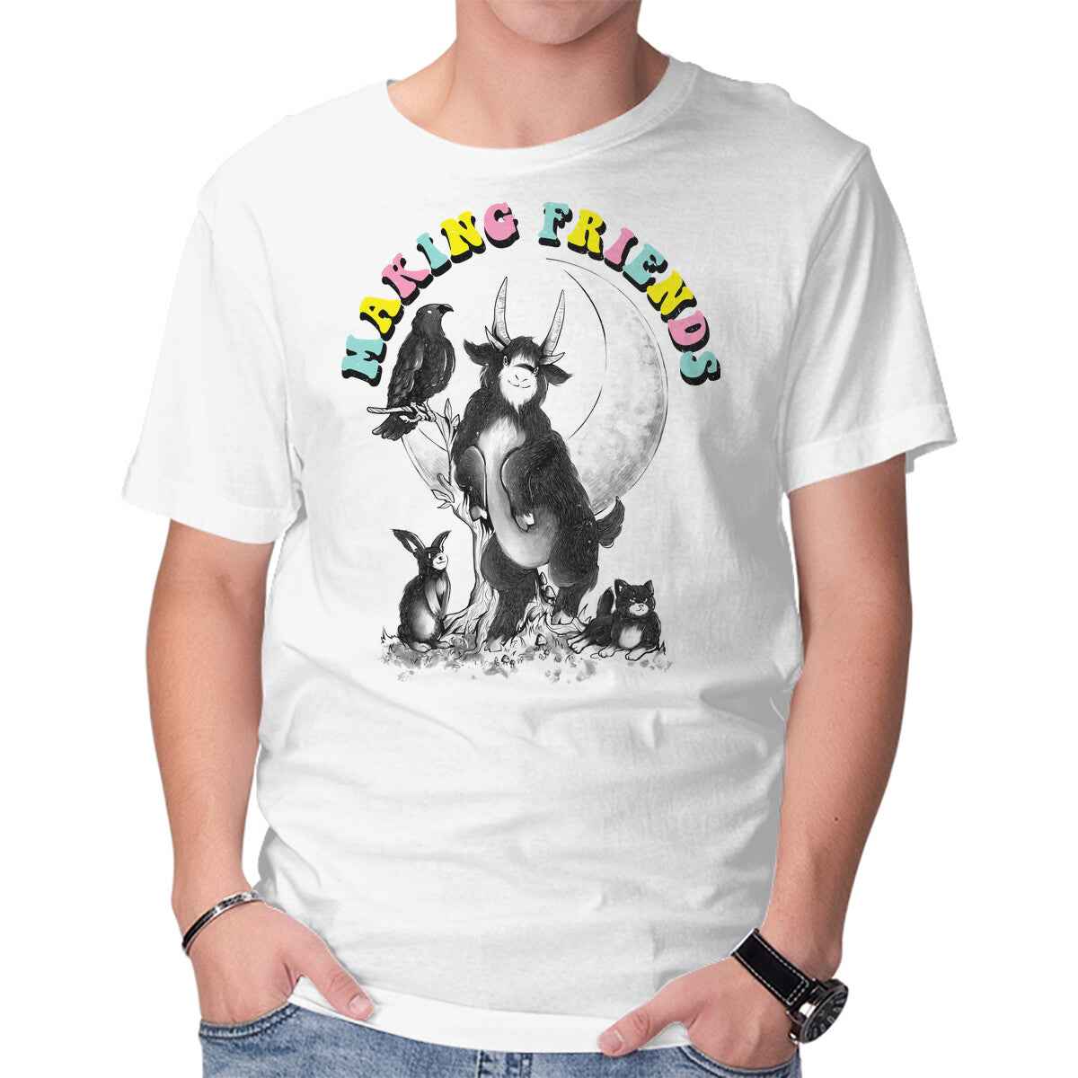 Dark Friends – Horror Graphic T-Shirt