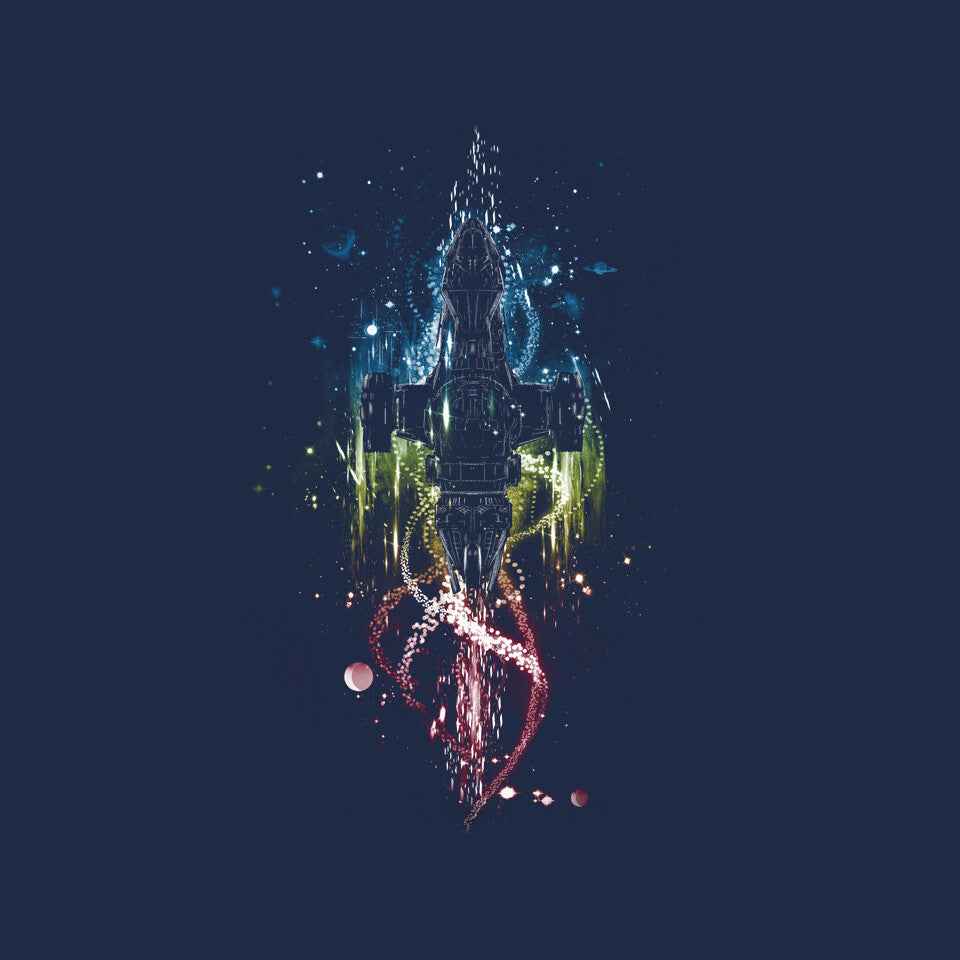 Serenity Space Ship – Sci-Fi Graphic T-Shirt