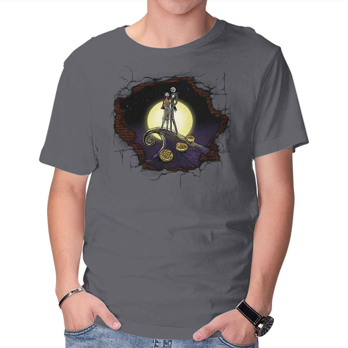 Nightmare Through The Wall – Halloween Graphic T-Shirt