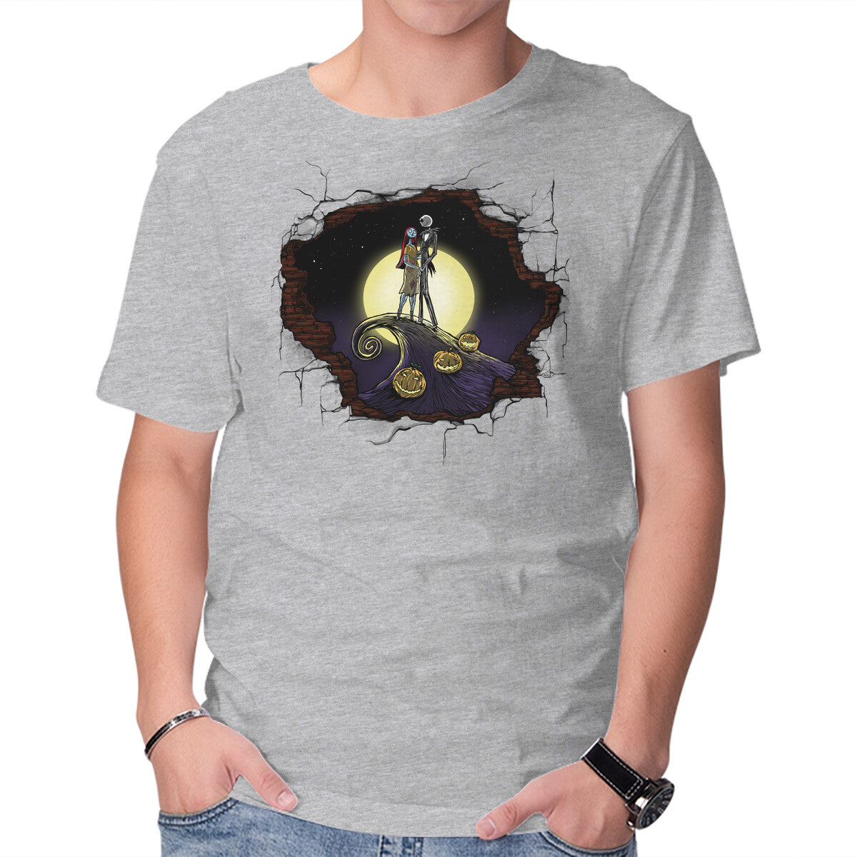Nightmare Through The Wall – Halloween Graphic T-Shirt