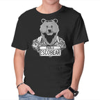 Escobear – Horror Graphic T-Shirt in black, product display