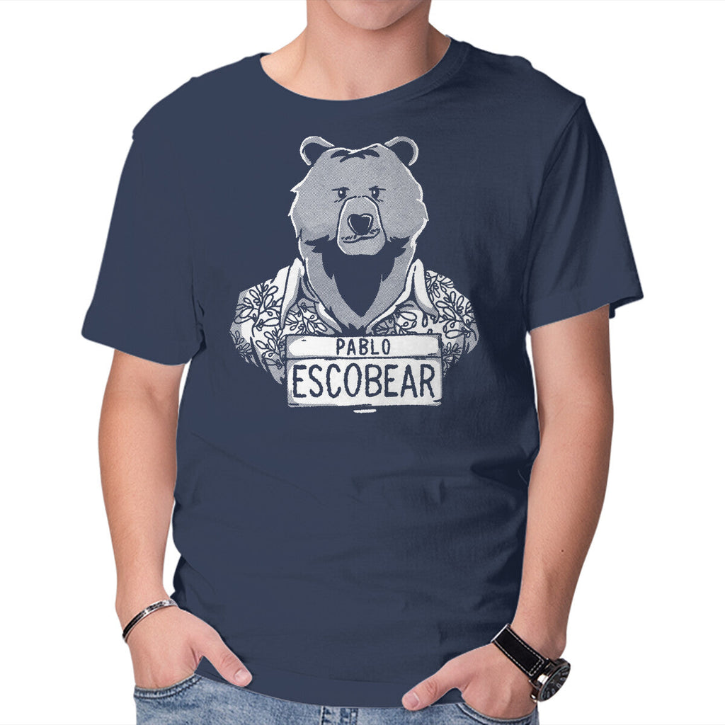 Escobear – Horror Graphic T-Shirt in navy, product display