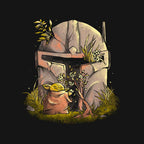 Hunter Helmet – Sci-Fi Graphic T-Shirt