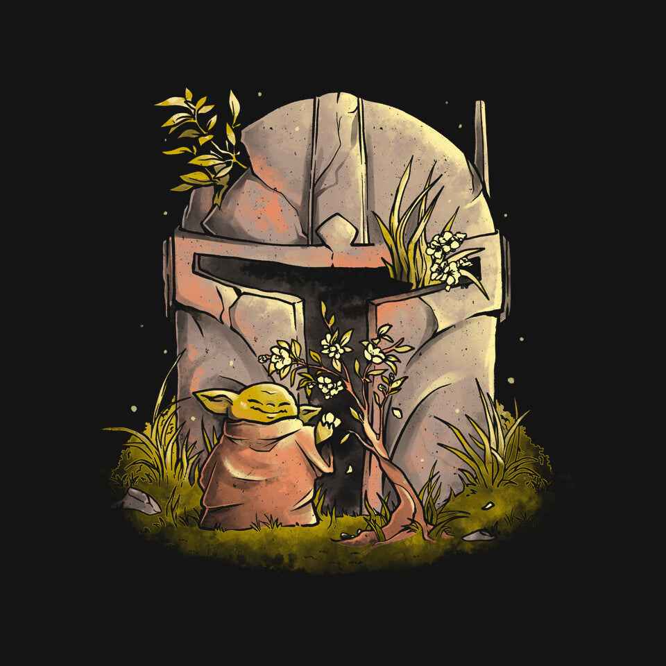 Hunter Helmet – Sci-Fi Graphic T-Shirt