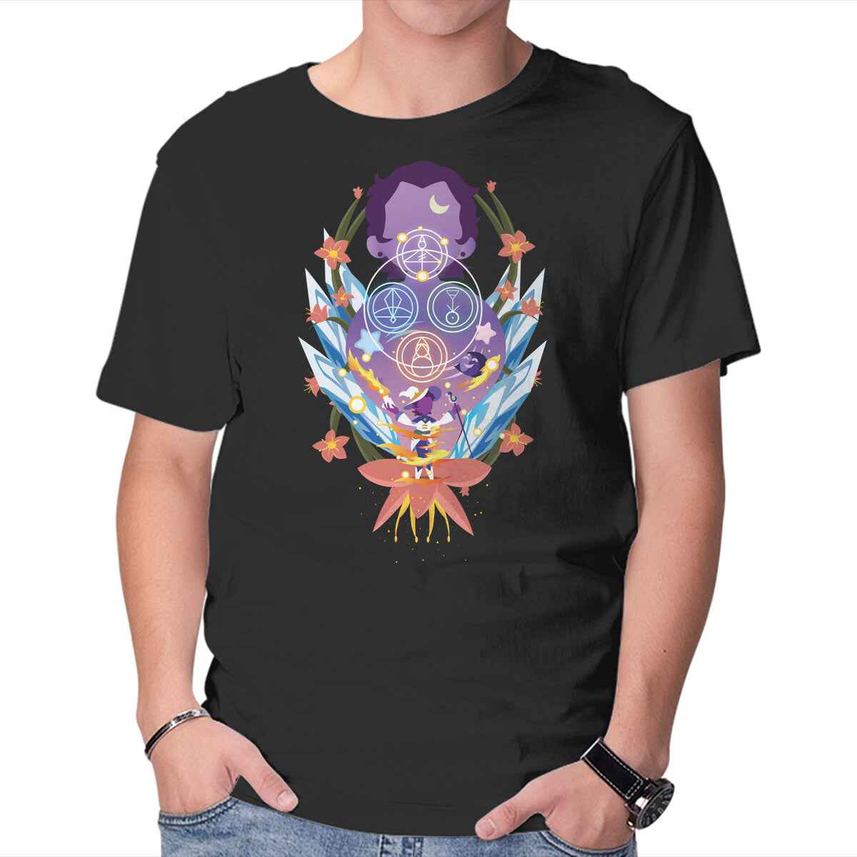 The Witch Of Glyphs – Horror Graphic T-Shirt