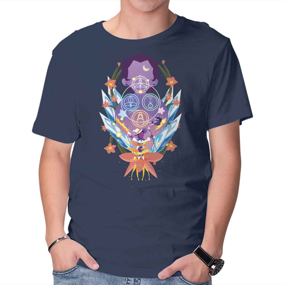 The Witch Of Glyphs – Horror Graphic T-Shirt