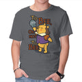 To Bee – Funny Graphic T-Shirt in charcoal, product display