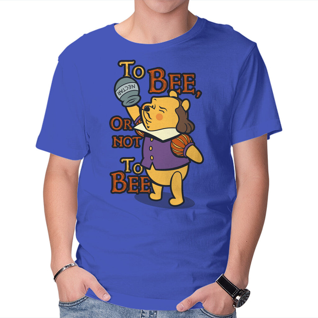 To Bee – Funny Graphic T-Shirt in royal blue, product display