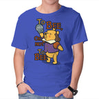 To Bee – Funny Graphic T-Shirt in royal blue, product display