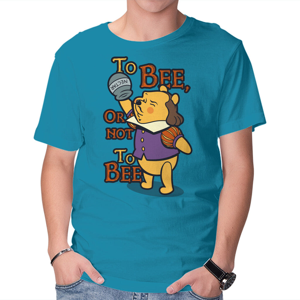 To Bee – Funny Graphic T-Shirt in turquoise, product display