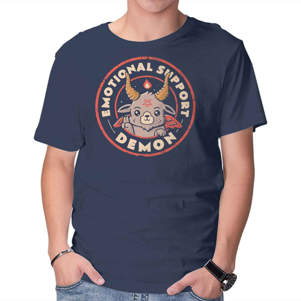 Emotional Support Demon – Horror Graphic T-Shirt