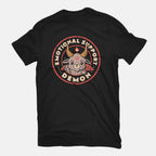 Emotional Support Demon – Horror Graphic T-Shirt