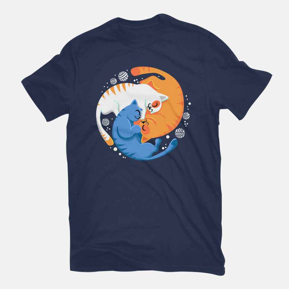 Purrfect Circle – Cat Graphic T-Shirt