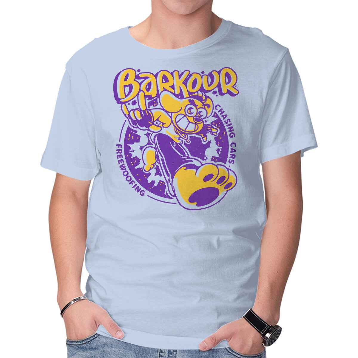 Parkour Dog – Dog Graphic T-Shirt