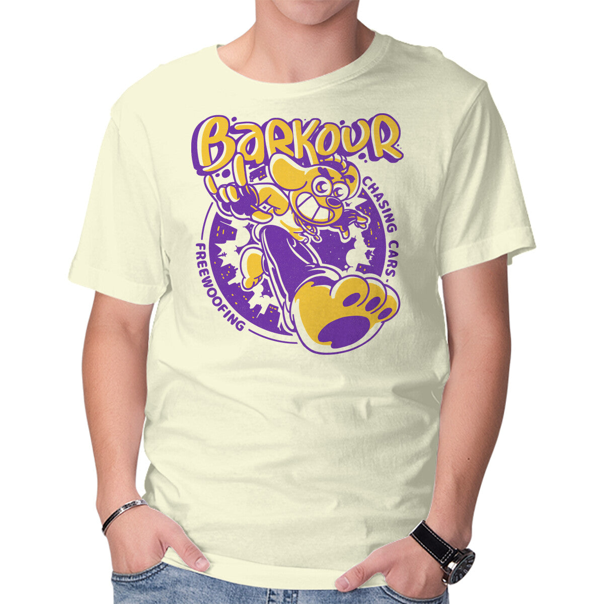 Parkour Dog – Dog Graphic T-Shirt