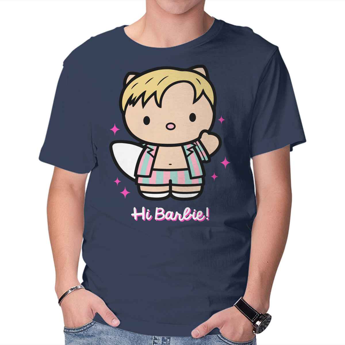 Waving Doll – Cat Graphic T-Shirt