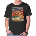 The Giant Cat Crab – Cat Graphic T-Shirt in black, product display
