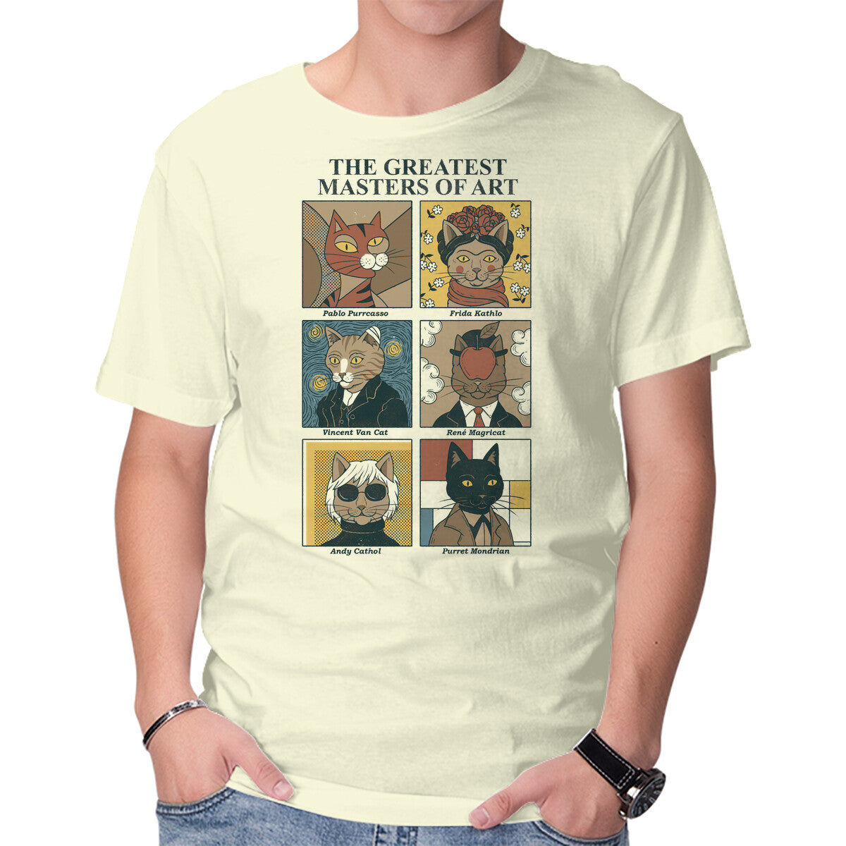 Masters Of Art – Cat Graphic T-Shirt