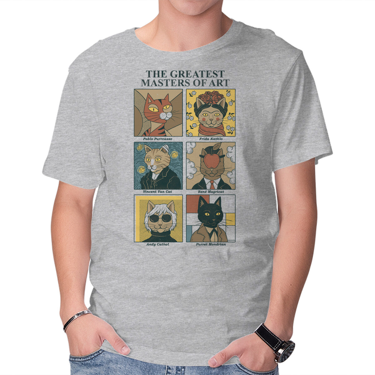 Masters Of Art – Cat Graphic T-Shirt