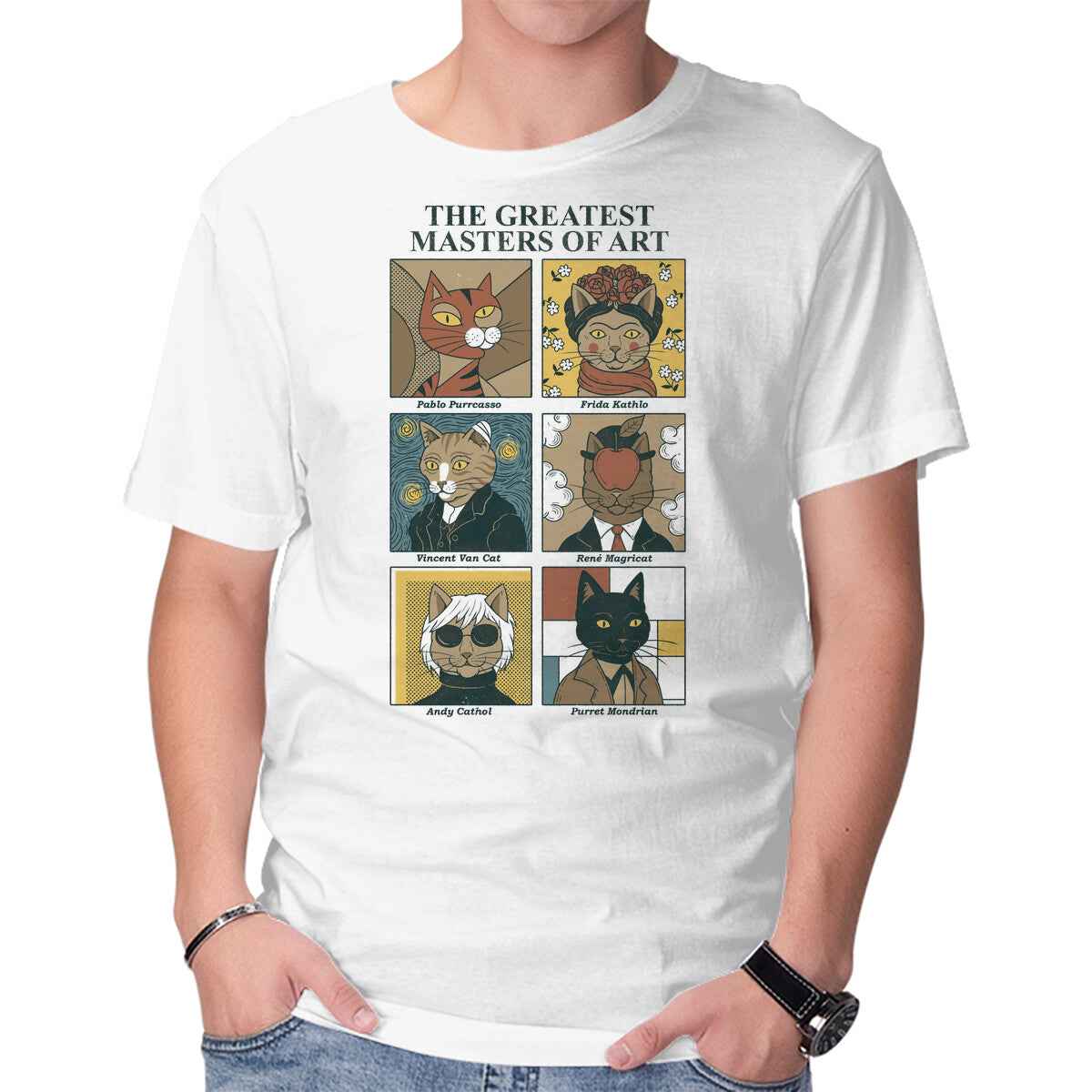 Masters Of Art – Cat Graphic T-Shirt