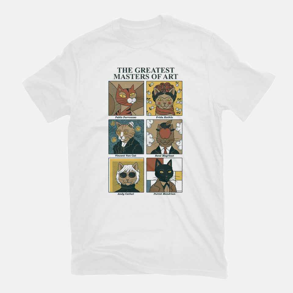 Masters Of Art – Cat Graphic T-Shirt