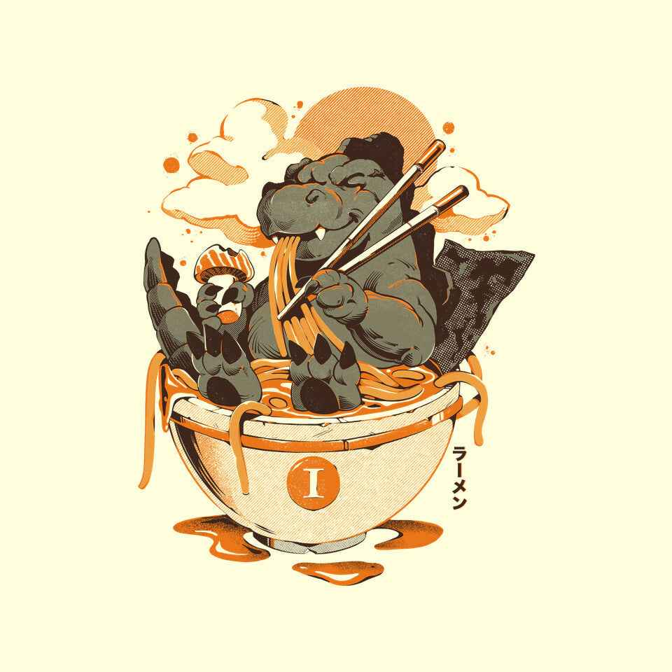 Monster's Ramen Bowl Graphic T-Shirt