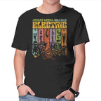 The Psychedelic Mayhem – Music Graphic T-Shirt in black, product display