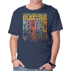 The Psychedelic Mayhem – Music Graphic T-Shirt in navy, product display