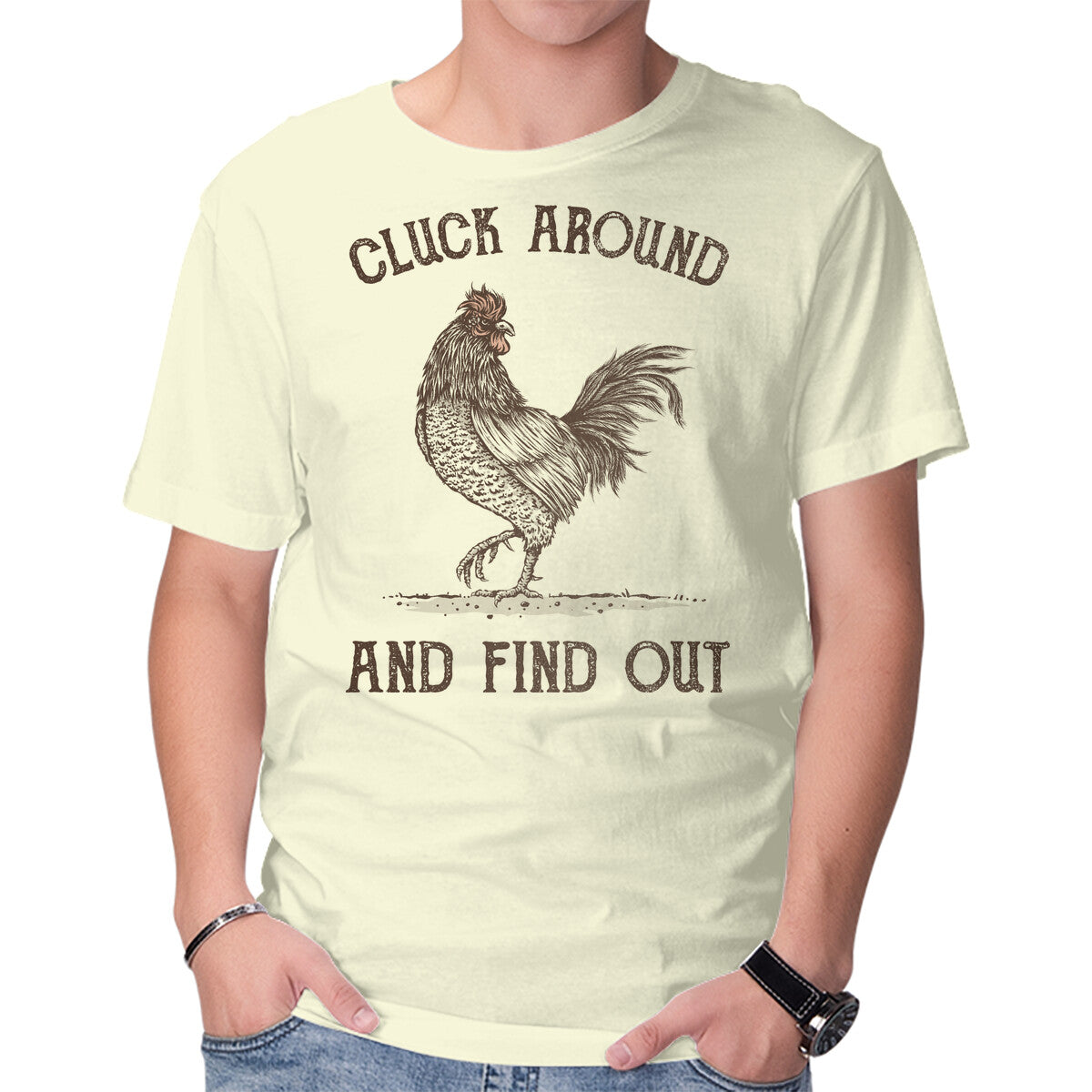 Cluck Around And Find Out – Animal Graphic T-Shirt