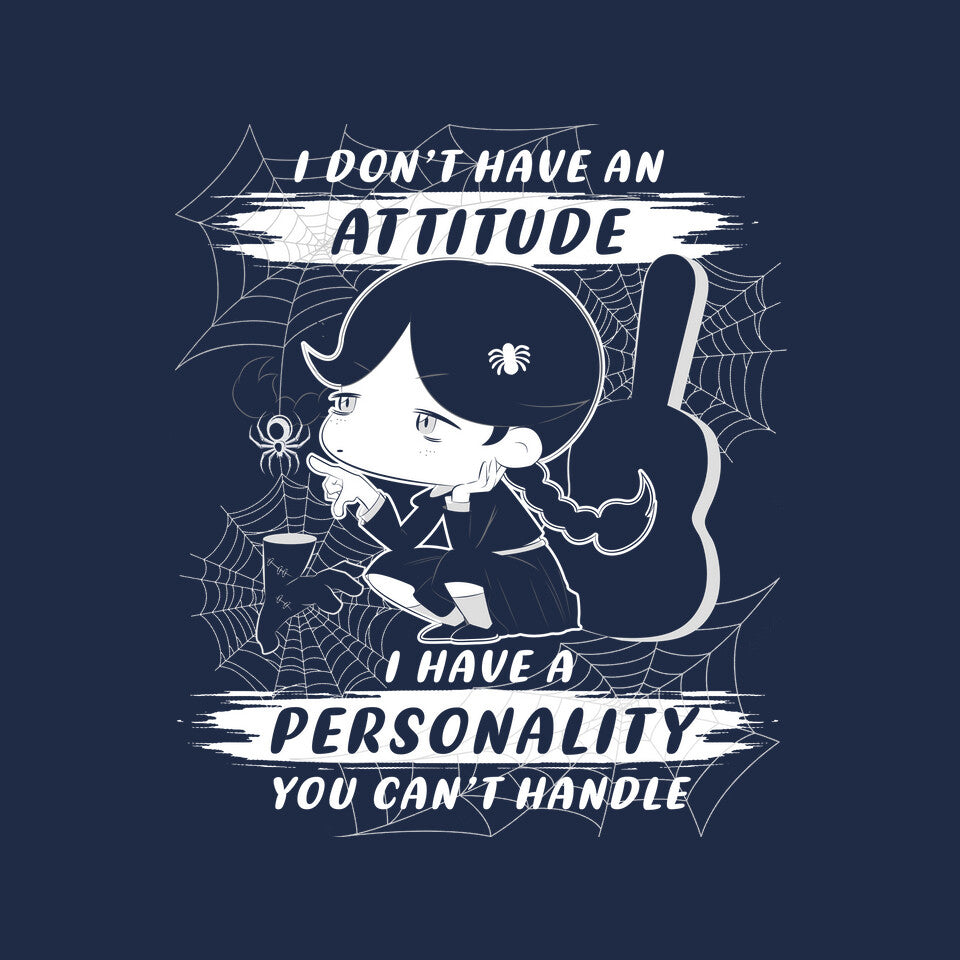 My Personality – Funny Graphic T-Shirt design artwork for navy graphic T-shirt