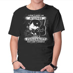 My Personality – Funny Graphic T-Shirt in black, product display