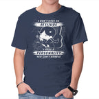 My Personality – Funny Graphic T-Shirt in navy, product display