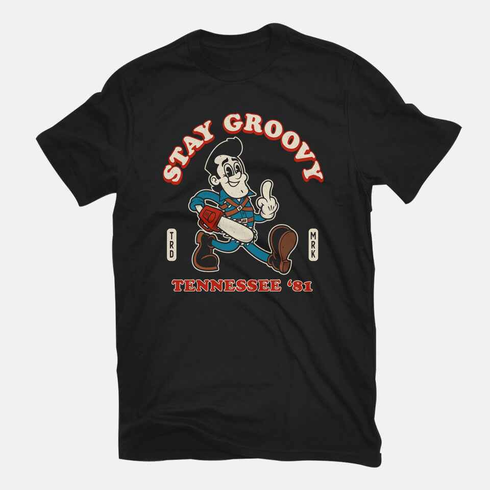 Vintage Stay Groovy Graphic T-Shirt