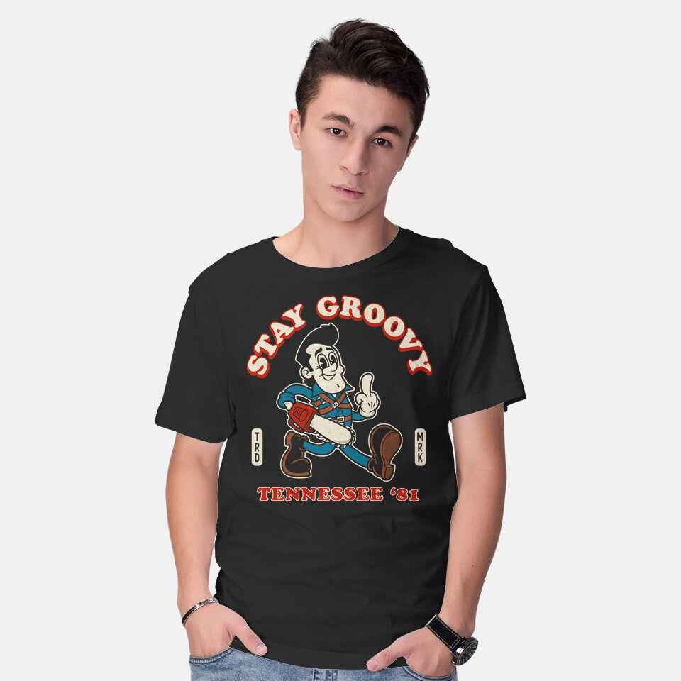 Vintage Stay Groovy Graphic T-Shirt